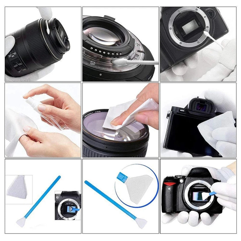 5-29 PCS DSLR Camera Lens Cleaning Kit for Sony, Nikon, Canon, Fujifilm – Complete Cleaning Set