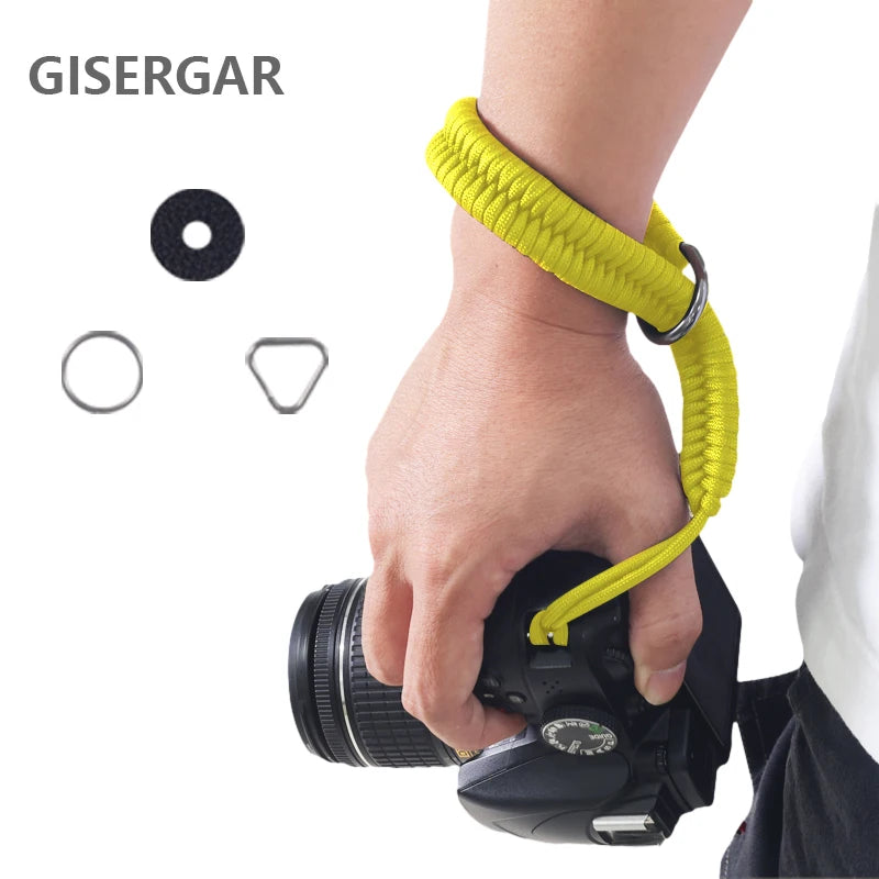 GISERGAR Handmade Woven Camera Wrist Strap for Canon, Nikon, Sony, Fujifilm, Leica, Olympus