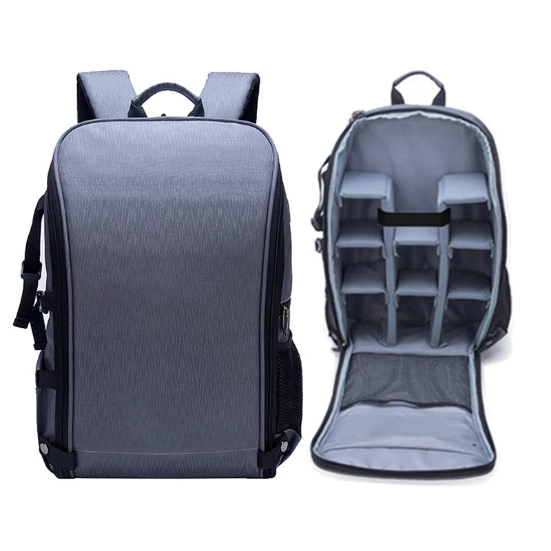 Large Capacity Waterproof Camera Backpack – DSLR/SLR Photo Bag with Tripod Holder & Rain Cover