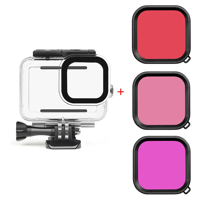 60M Waterproof Case for GoPro Hero 13/12/11/10/9 – Underwater Diving Housing Cover