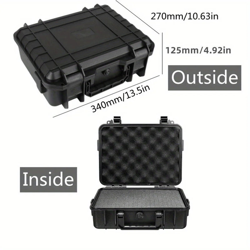 Waterproof Hard Carry Case with Pre-Cut Sponge – Durable Storage Solution for Tools and Equipment