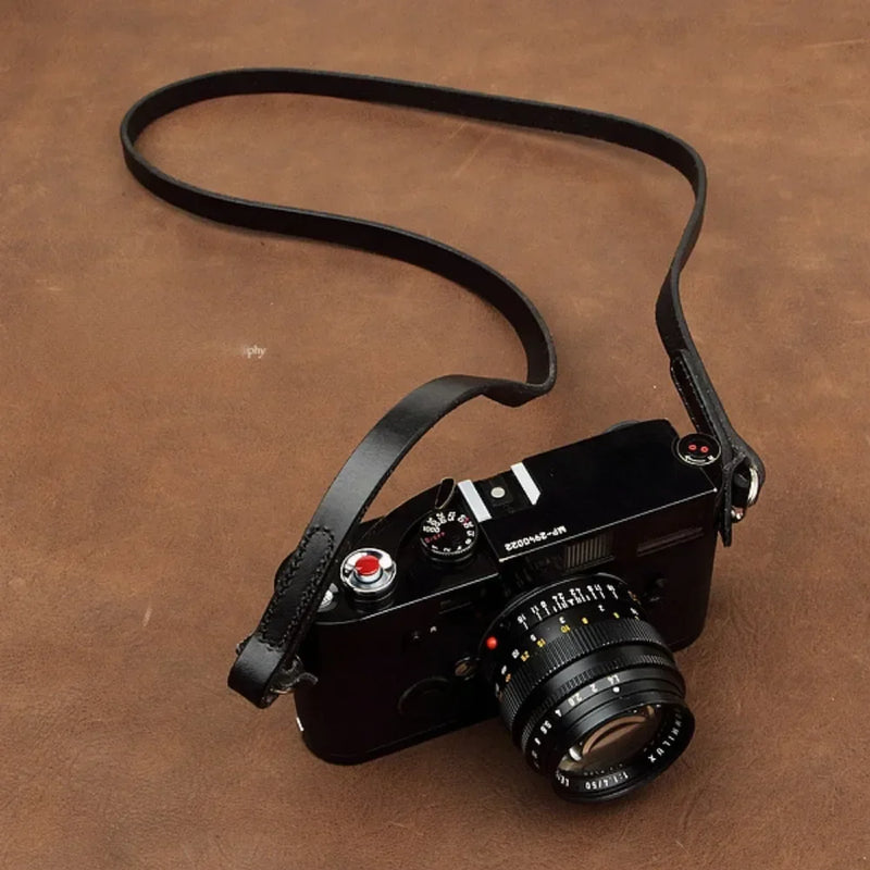 Handmade Genuine Leather Camera Strap Shoulder Sling Belt for Sony, Nikon, Leica, Fujifilm