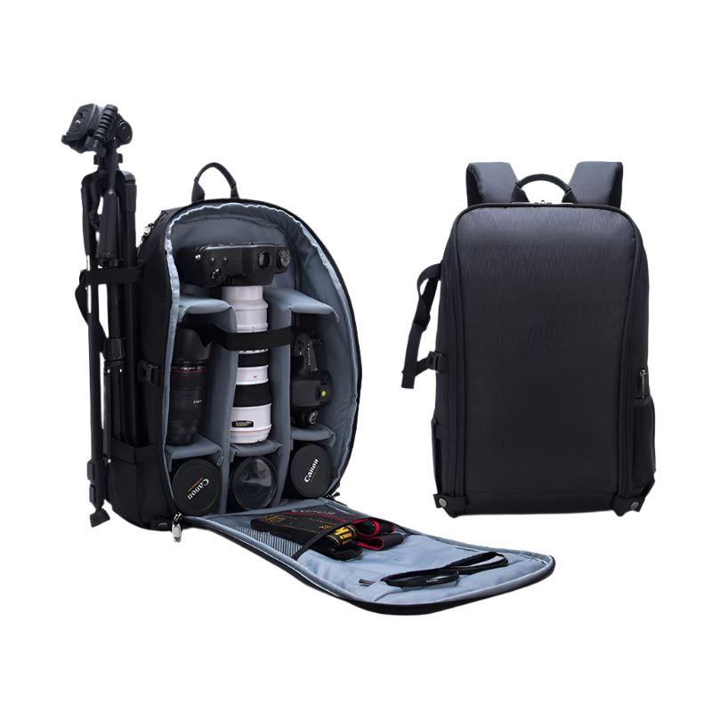 Large Capacity Waterproof Camera Backpack – DSLR/SLR Photo Bag with Tripod Holder & Rain Cover